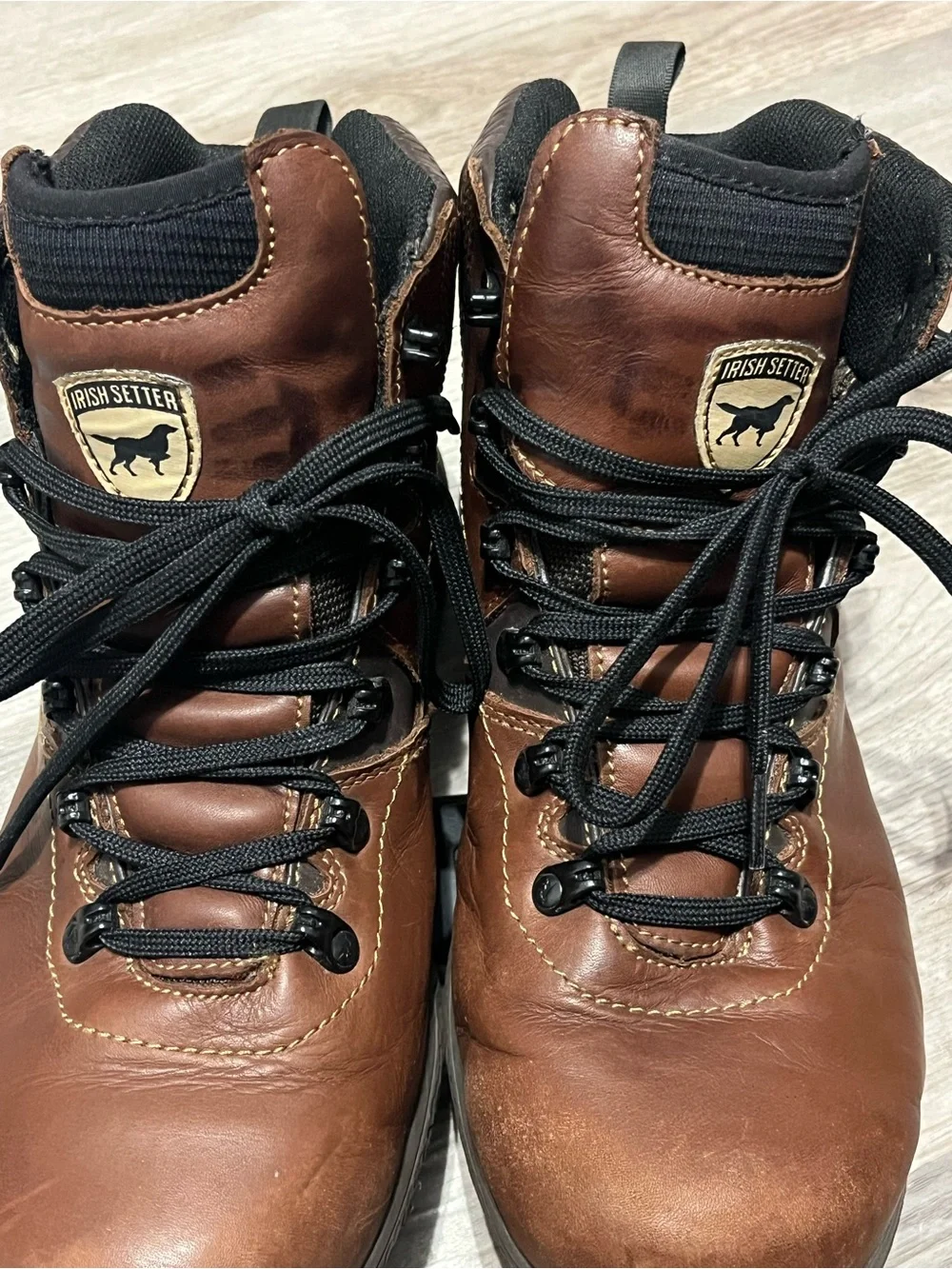 Red Wing Irish Setter Canyons Hiking Boots Mens Sz 11 Brown Leather Vibram 2857